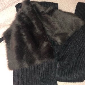 Banana Republic Faux Fur Scarf